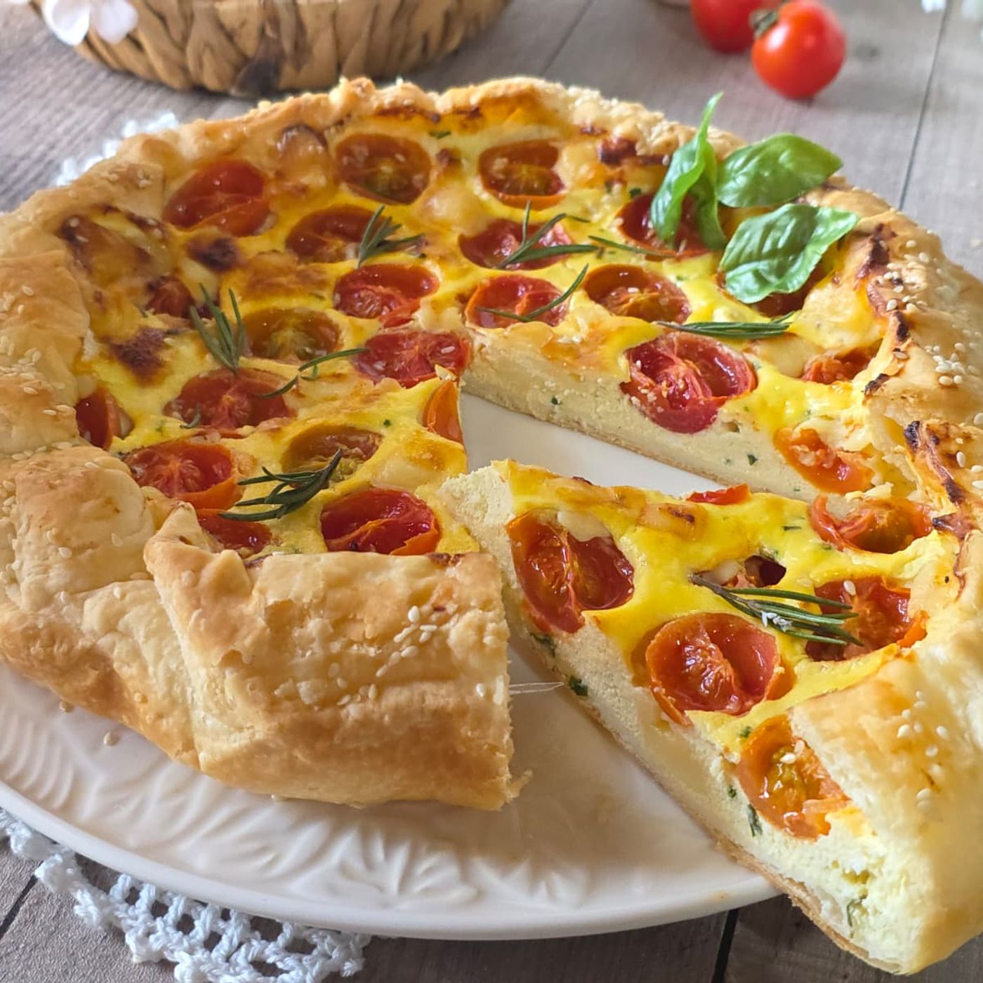 Torta salata ricotta e pomodorini in forno o friggitrice ad aria episode artwork