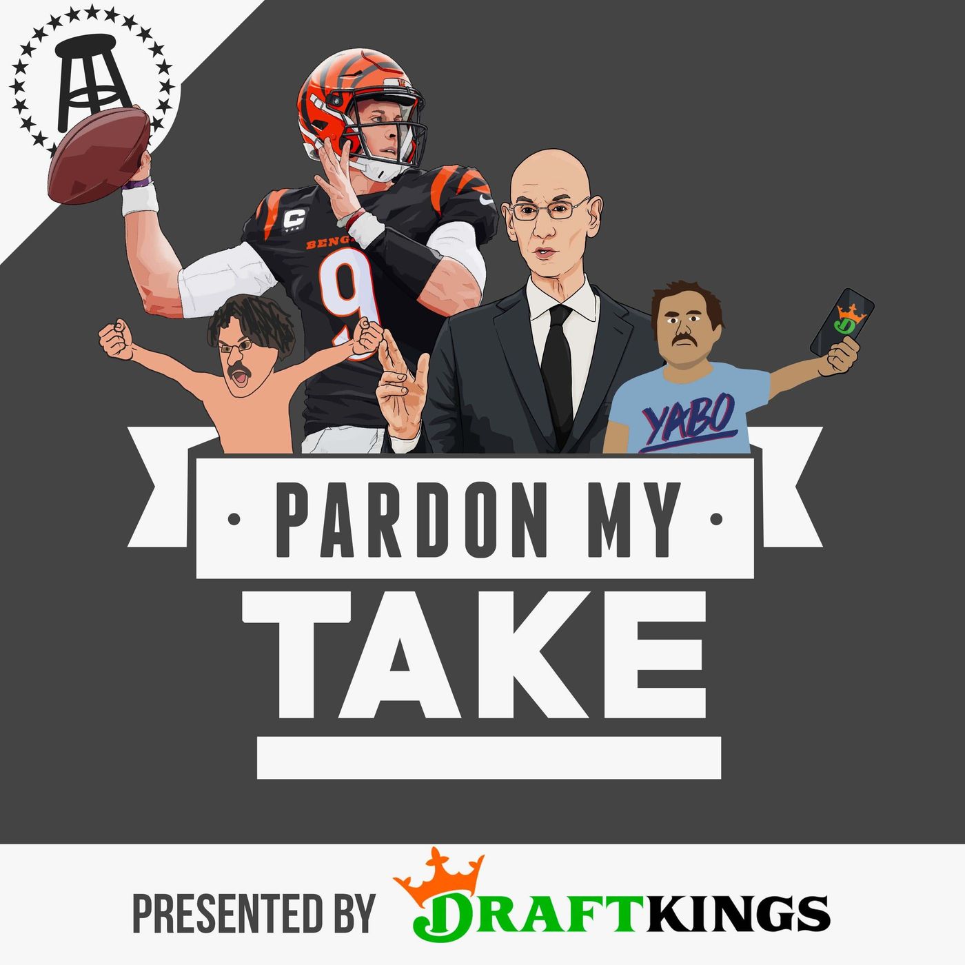 NBA Commissioner Adam Silver, Joe Burrow, Max Parties With The Eagles + Guys On Chicks And Fyre Fest episode artwork