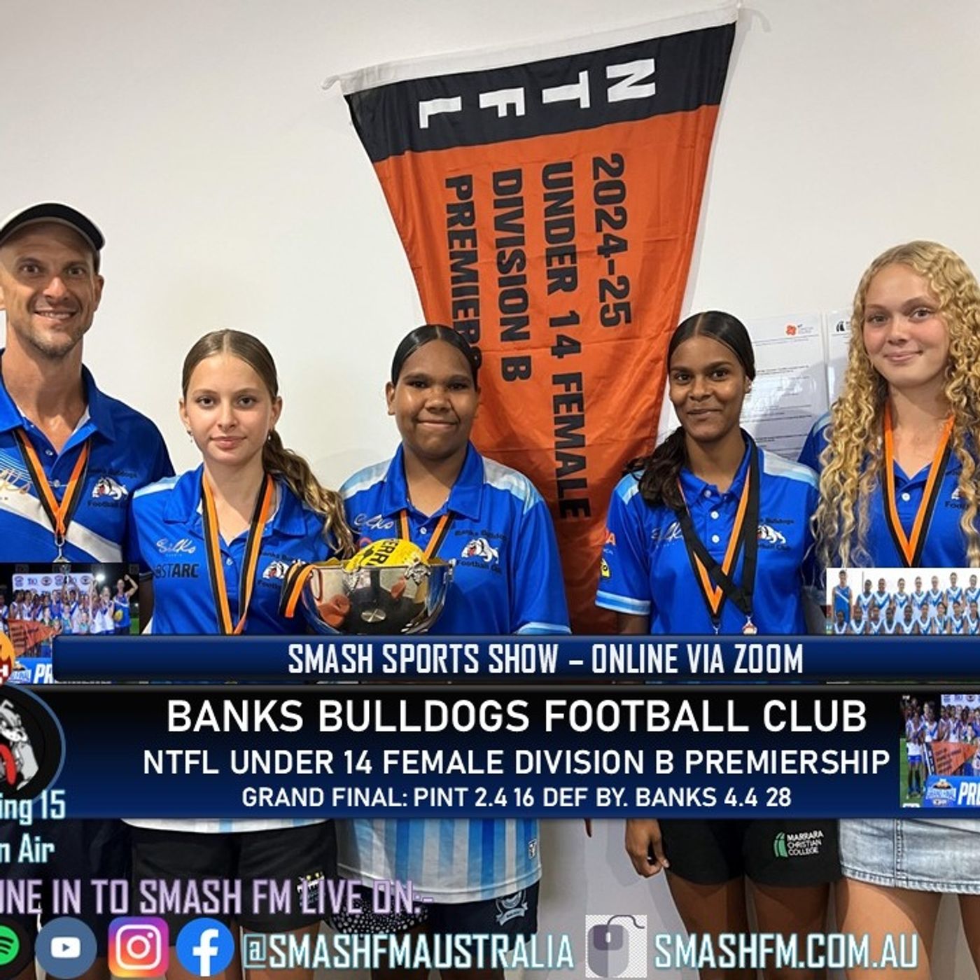 SSS15THYR: Banks Bulldogs FC NTFLW25 U14 Girls Premiership Interviews 240325