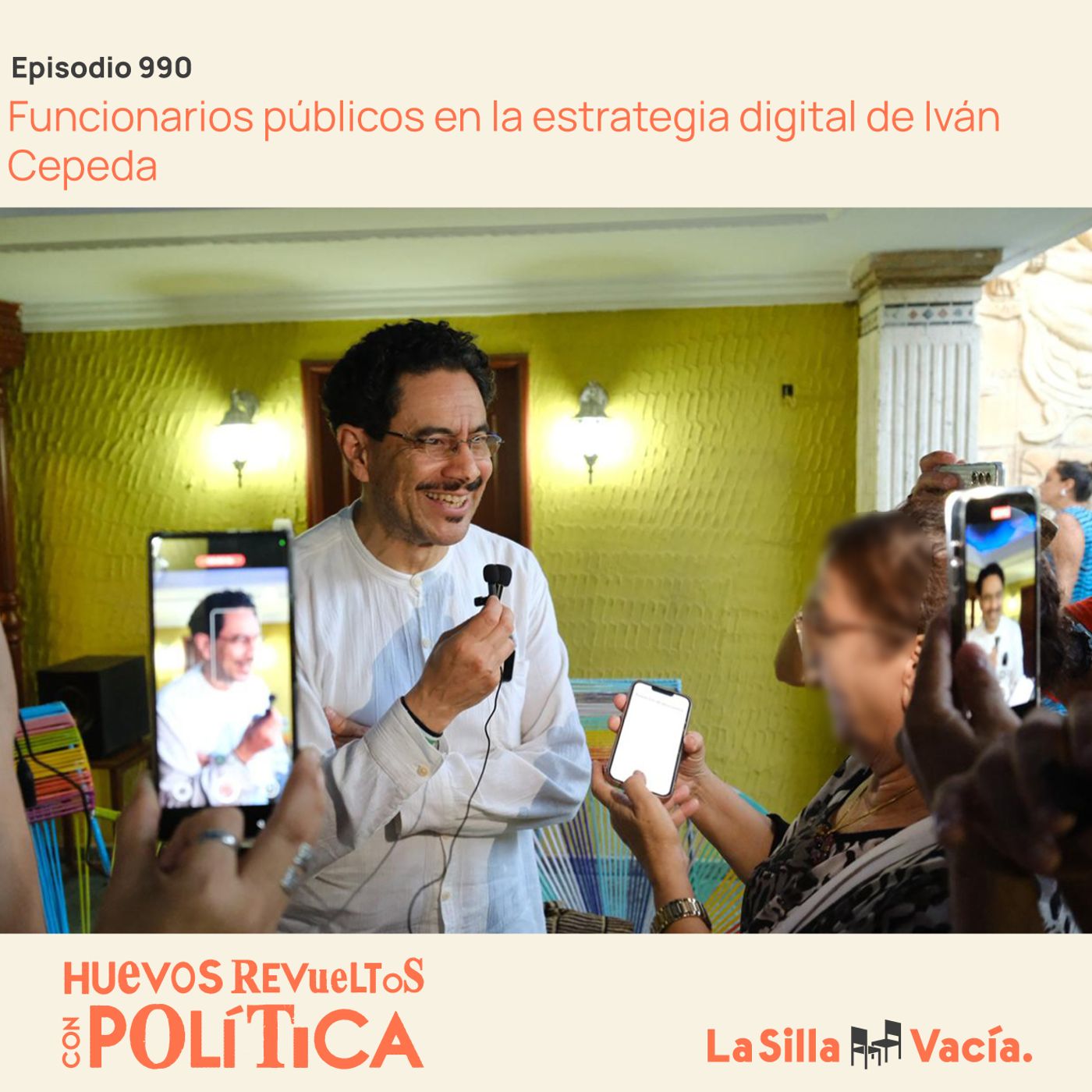 Funcionarios públicos en la estrategia digital de Iván Cepeda