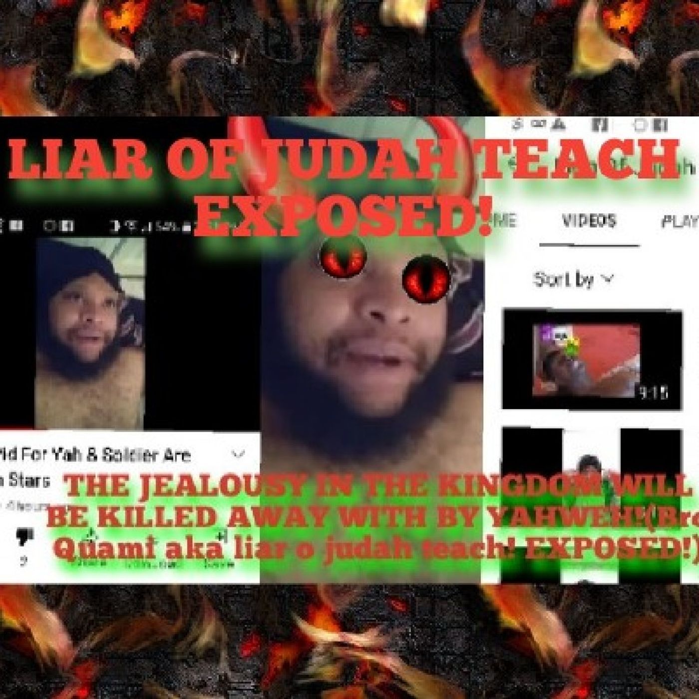 LION OF JUDAH TEACH EXPOSED!(DEMONS HAVE SENT THIS MAIN HATER TO TARNISH MY NAME!!I REBUKE U DEMON!) episode artwork