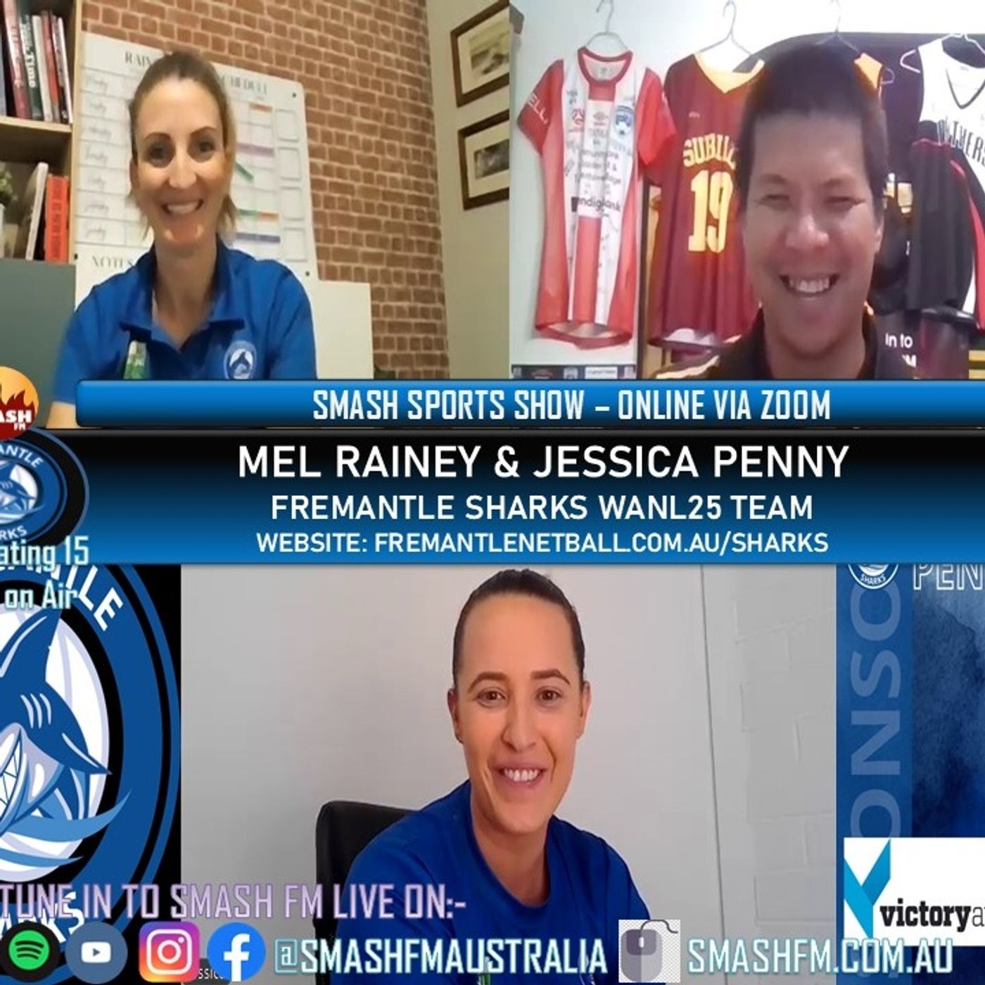 SSS15THYR: Fremantle Sharks Netball Club WANL25 Interviews 200325