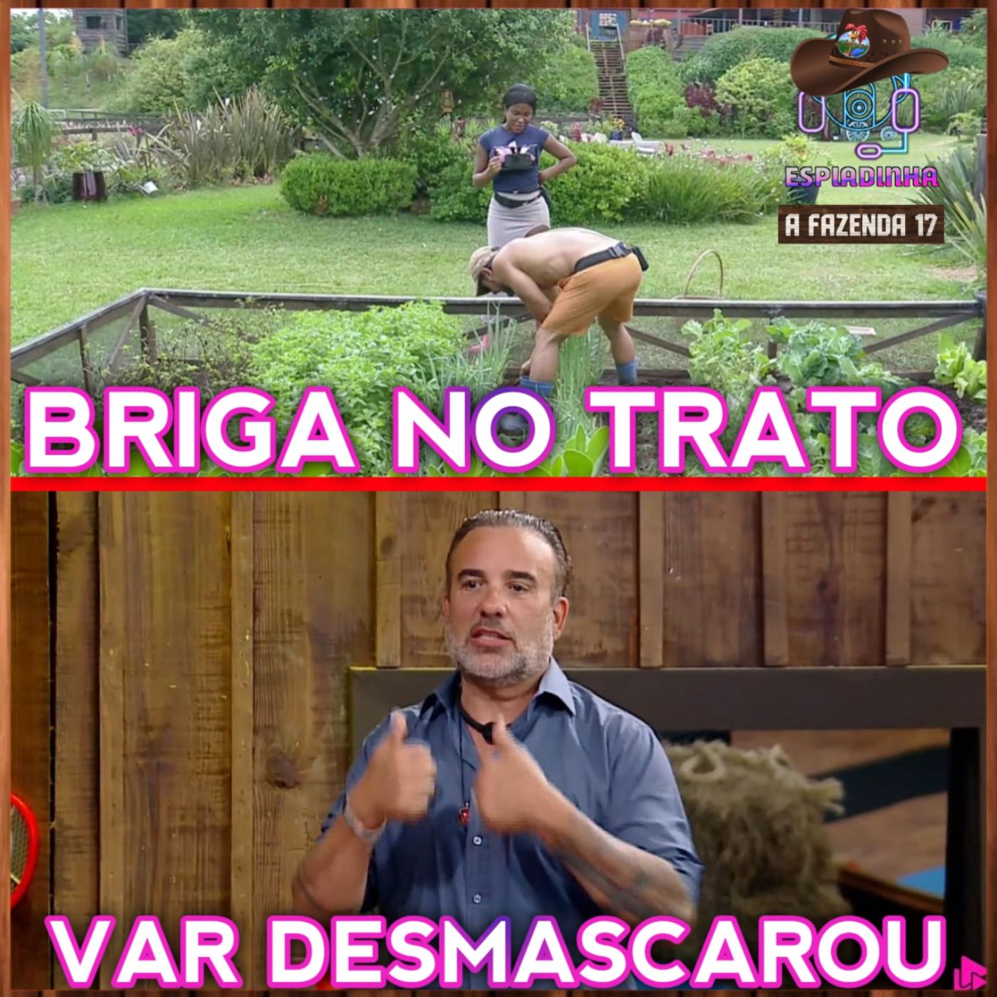 Mesquita e Carol TRETARAM + Fabiano foi DESMASCARADO pelo VAR | A Fazenda 17