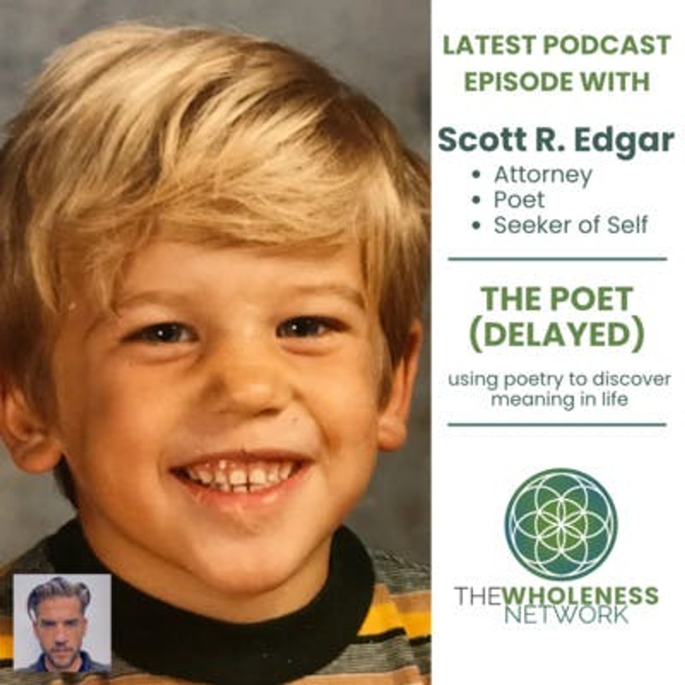 82. The Poet (delayed) - using poetry to discover meaning in life with Scott Edgar episode artwork