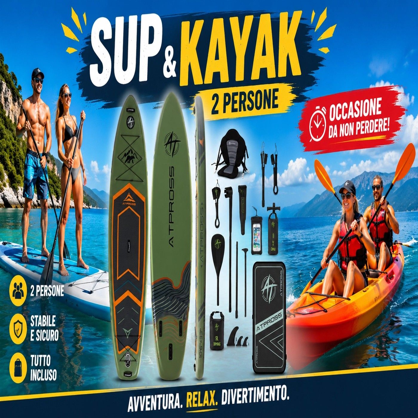 Tavola SUP e kayak 2 persone_ l'occasione da non perdere episode artwork