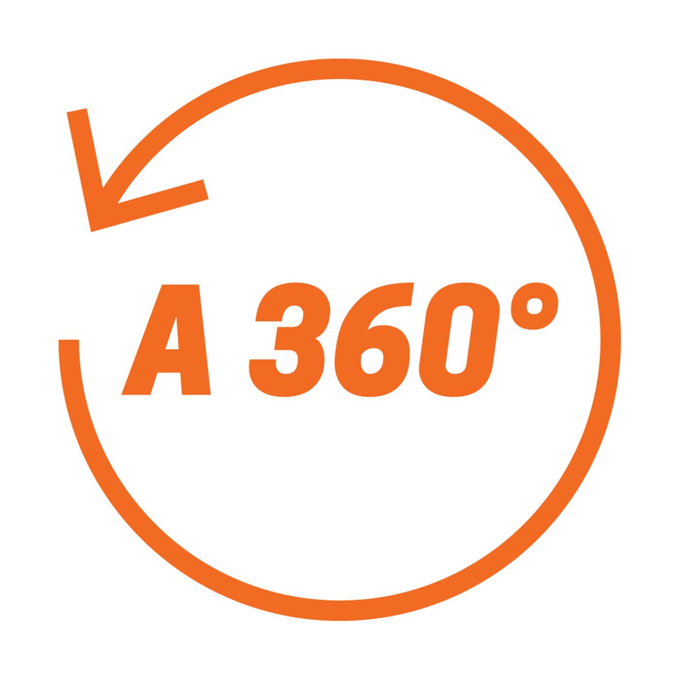 a 360°