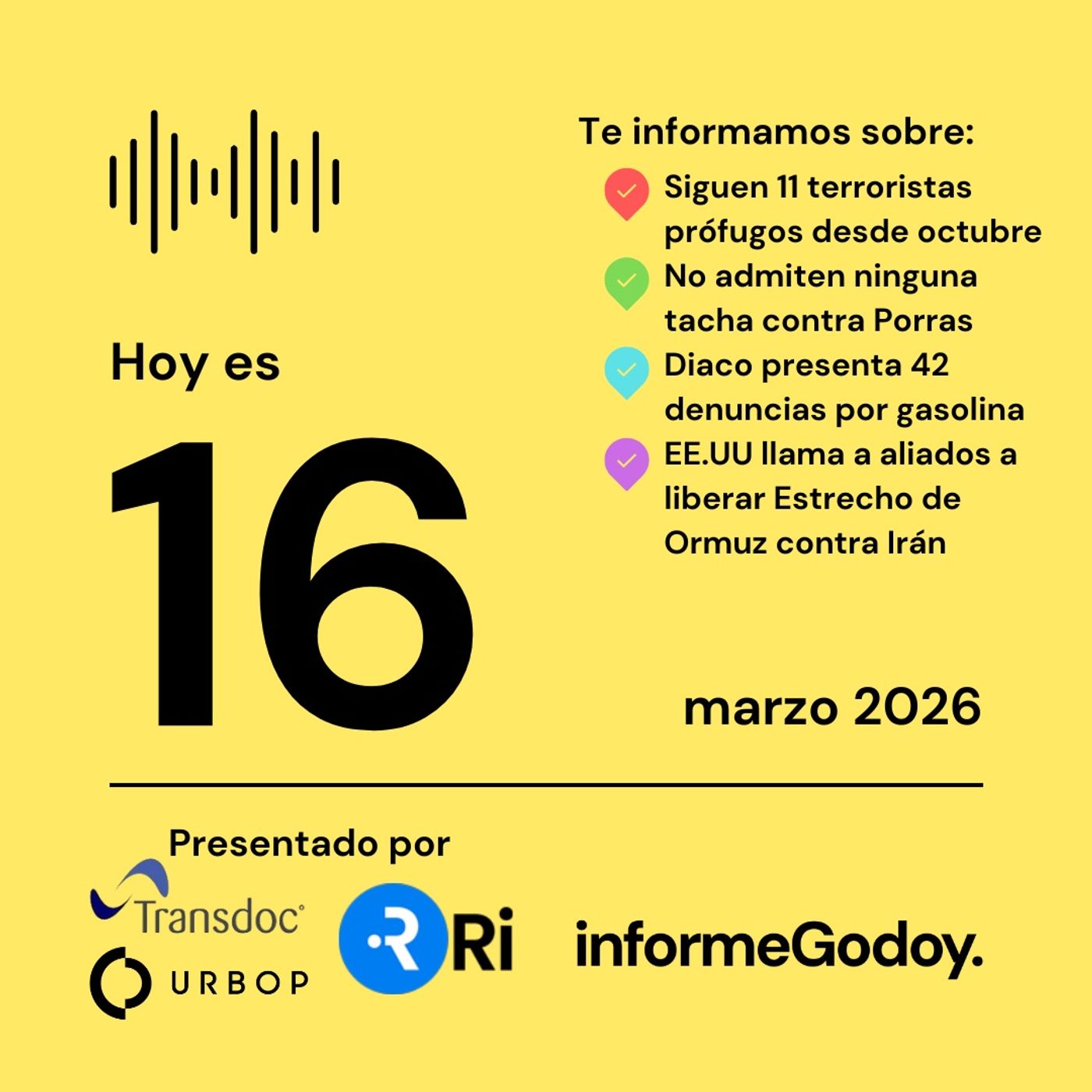 16 de marzo 2026 episode artwork