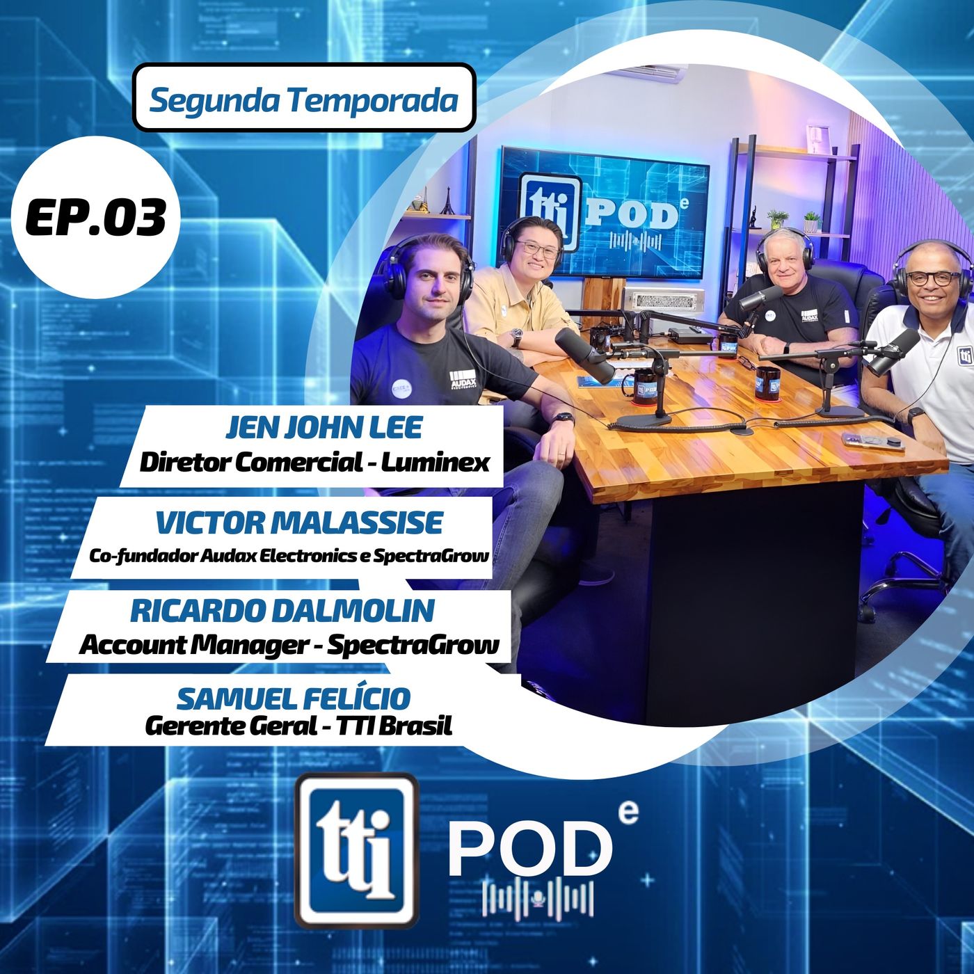 TTI PODe #Segunda Temporada # EP03 - Sistemas de iluminação para agricultura indoor episode artwork
