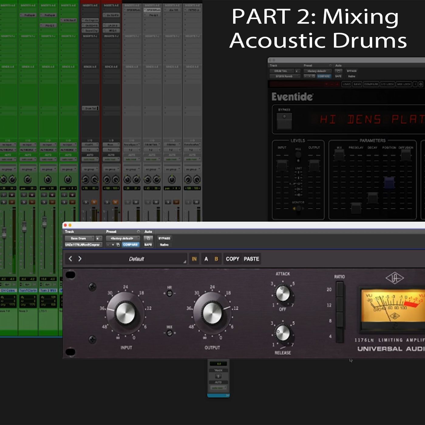 Mixing acoustic drums (Part 2)