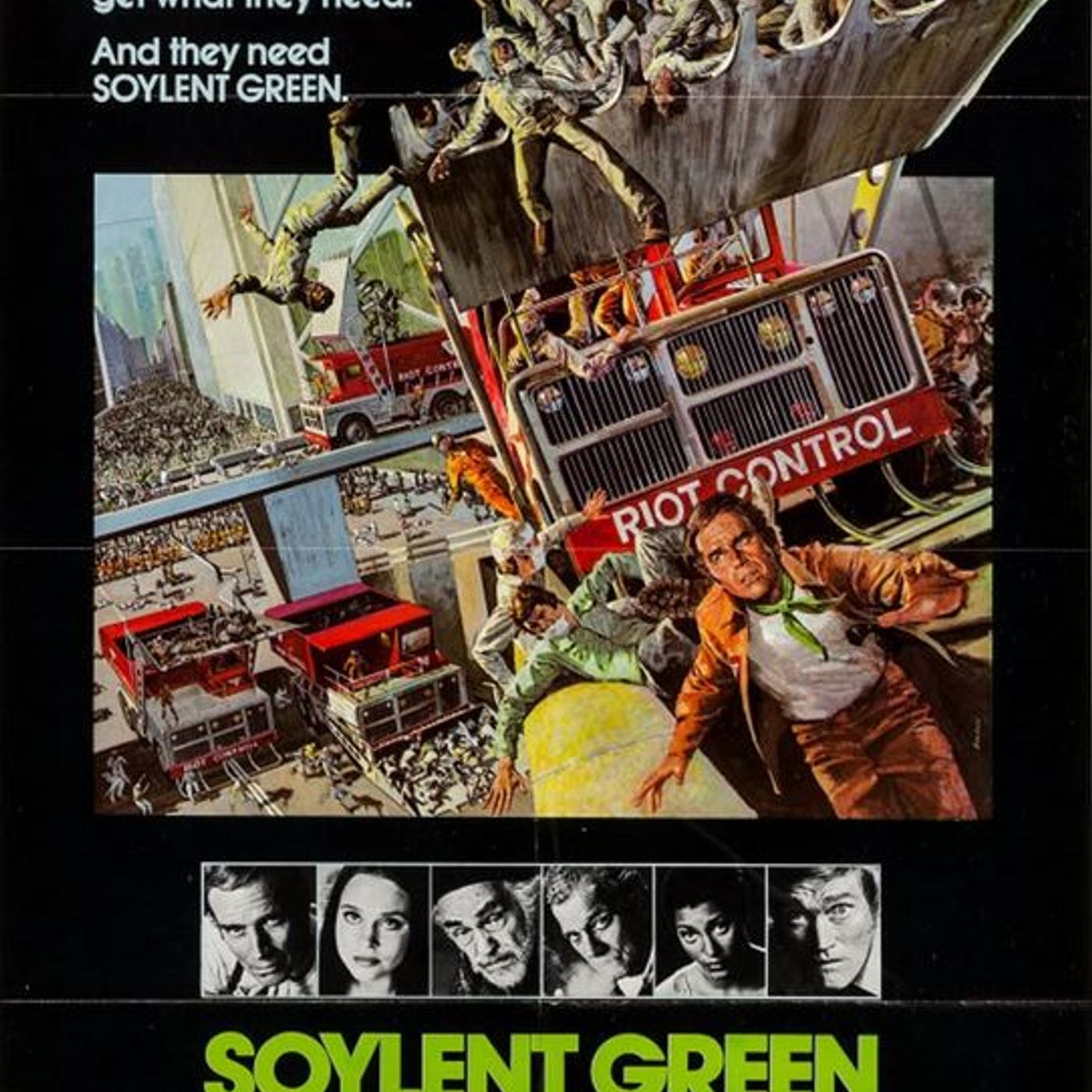 Soylent Green (1973) Charlton Heston and his ascot uncover a futuristic conspiracy! episode artwork