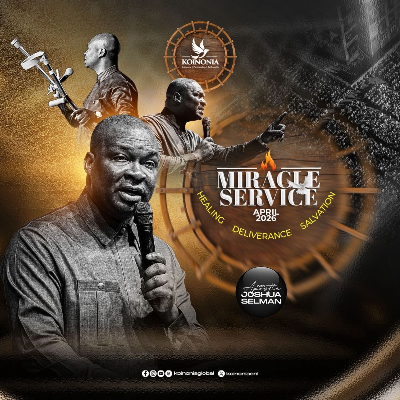 APRIL 2026 MIRACLE SERVICE WITH APOSTLE JOSHUA SELMAN