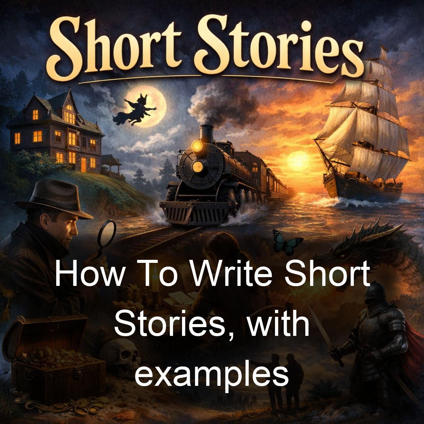 How To Write Short Stories, with examples cover art