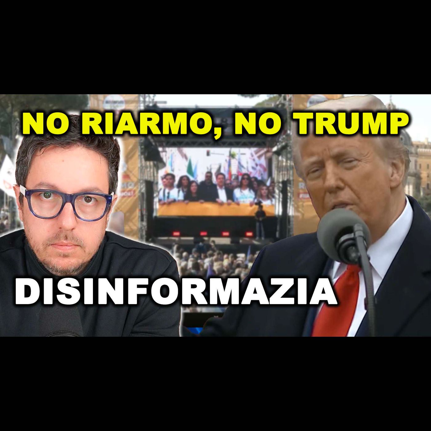 LA MISTIFICAZIONE DEI MEDIA sulle PROTESTE ANTI-RIARMO e ANTI-DAZI
