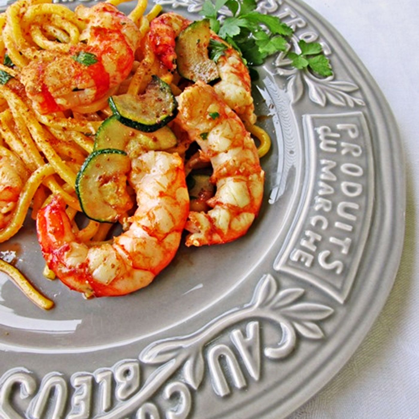 Gamberi, zucchine e bottarga  Ricetta primo piatto episode artwork