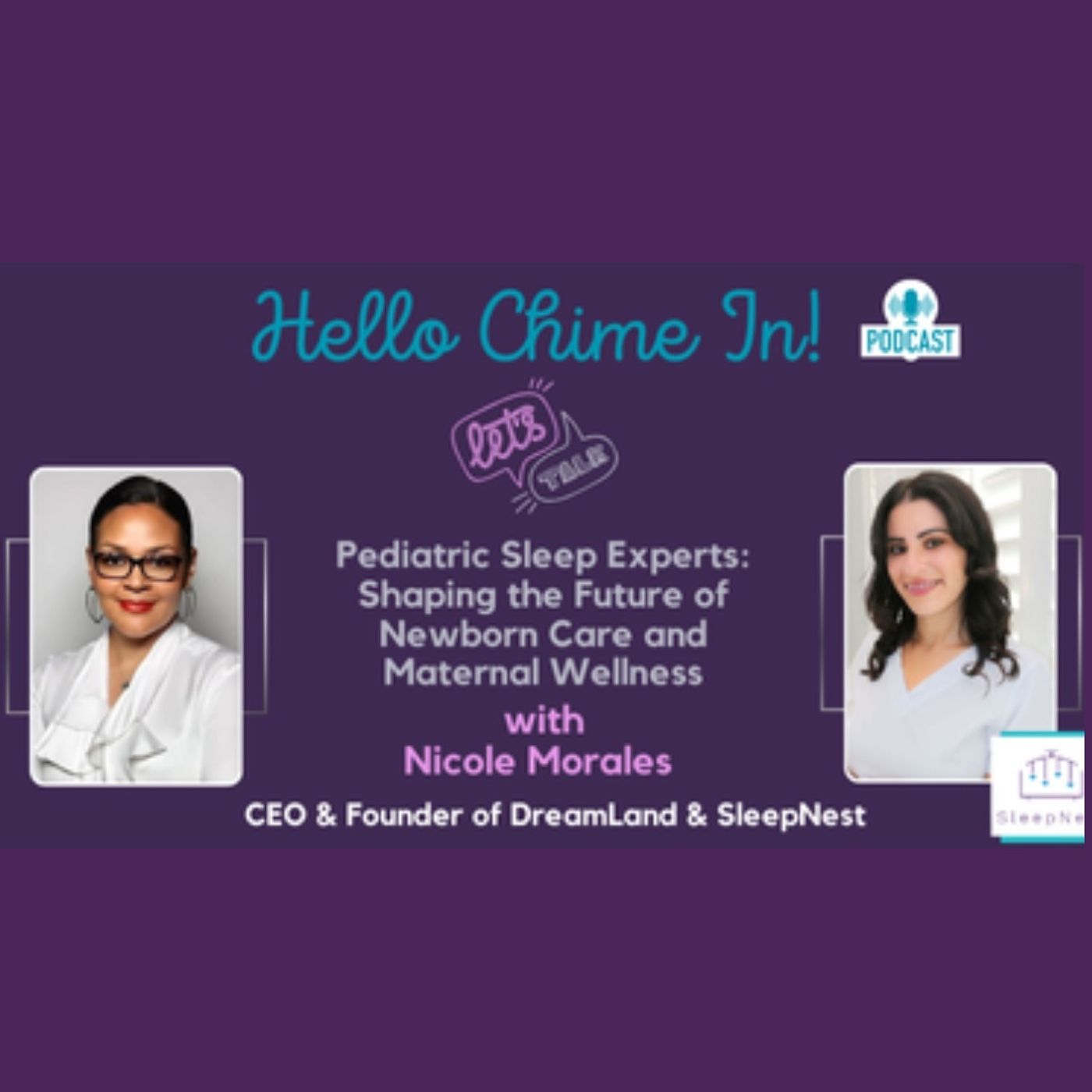 Pediatric Sleep Experts: Shaping the Future of Newborn Care and Maternal Wellness episode artwork