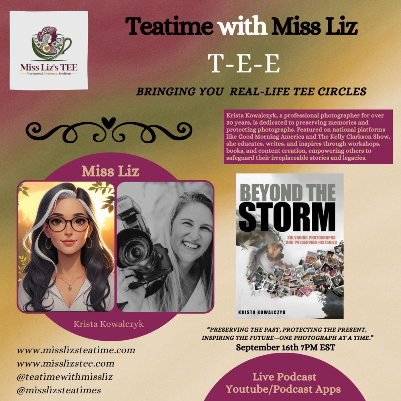 Miss Liz’s Serves Golden Heart TEE: Saving Memories with Krista Kowalczyk episode artwork