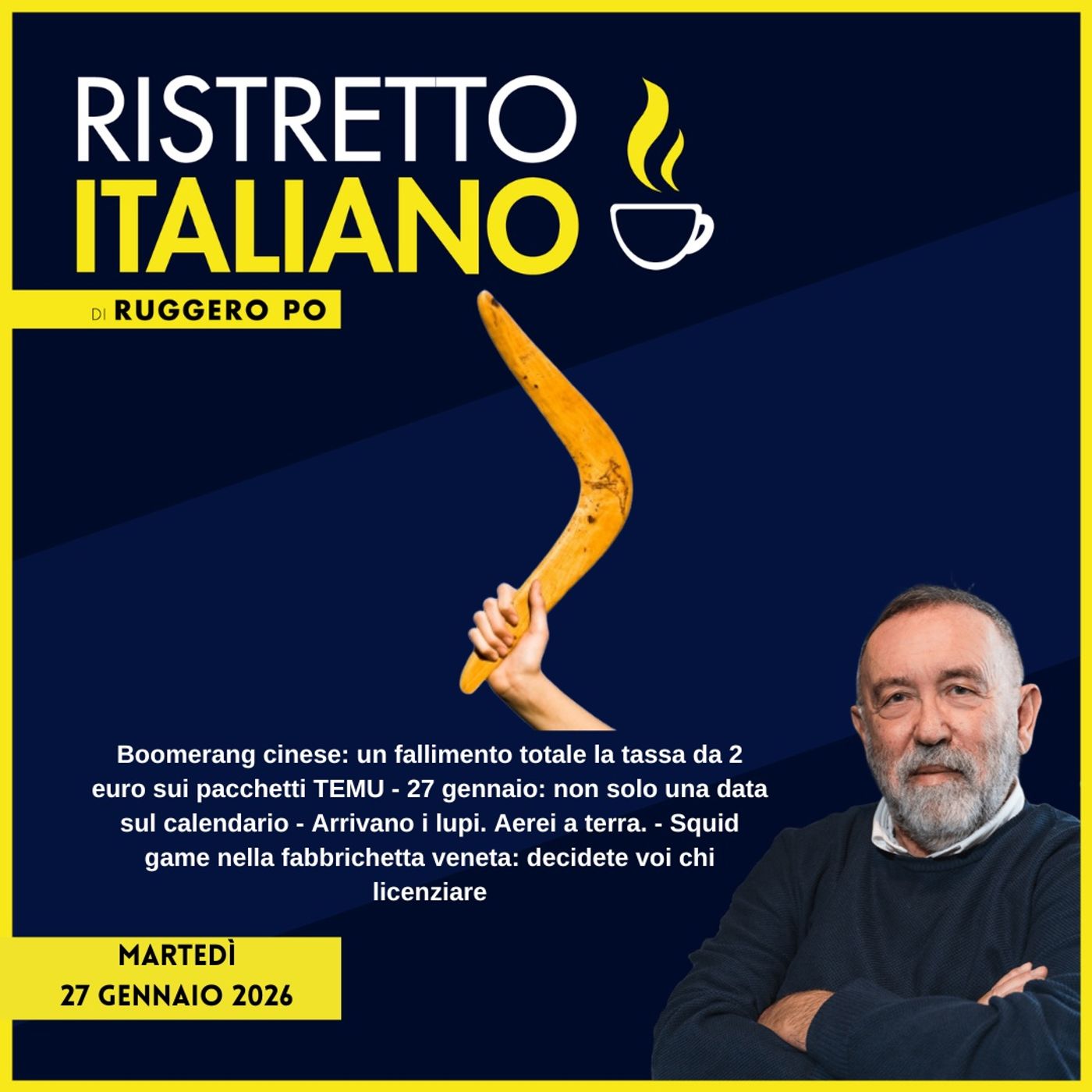 Ristretto Italiano - 27 gennaio 2026 episode artwork