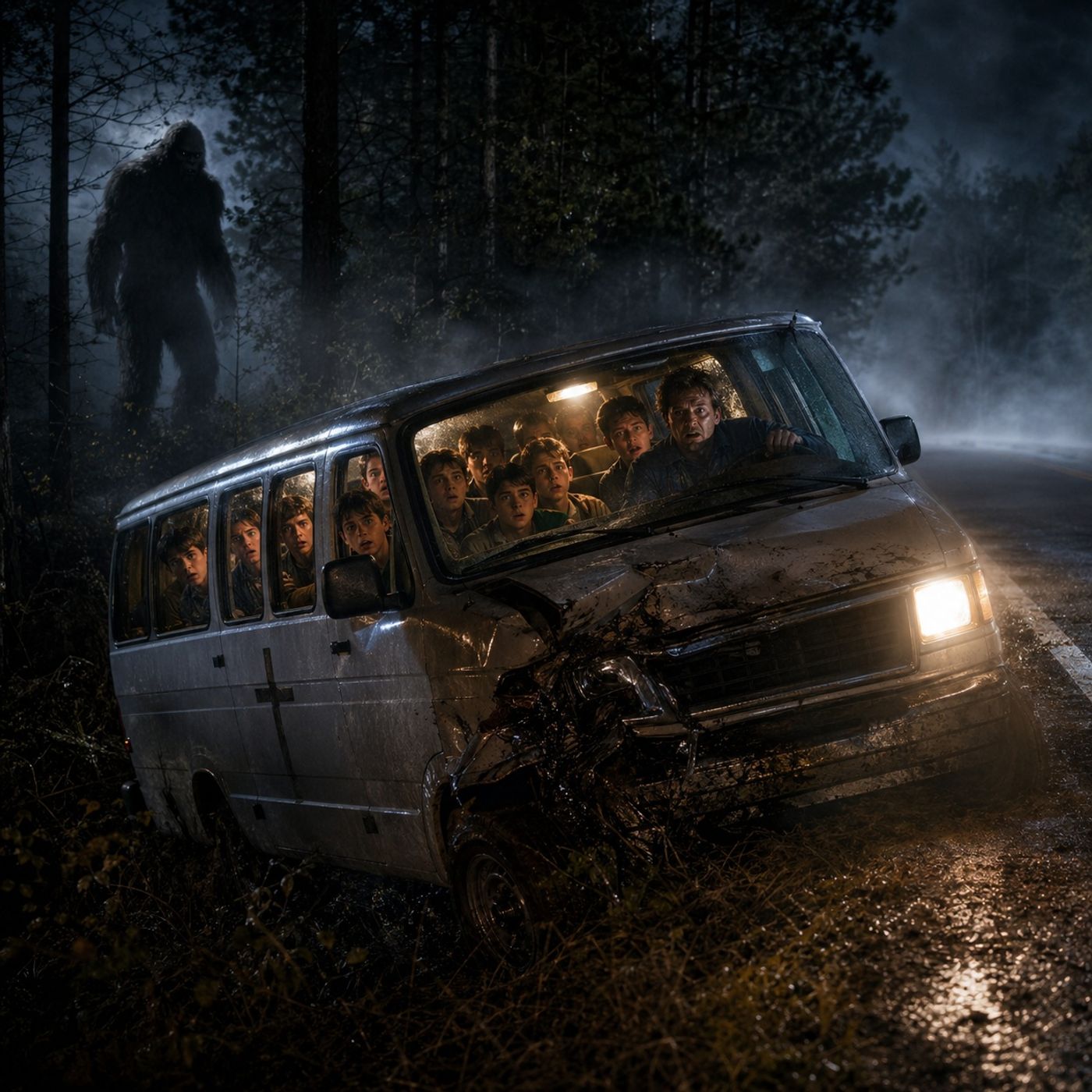 Bigfoot Hit By A Church Van