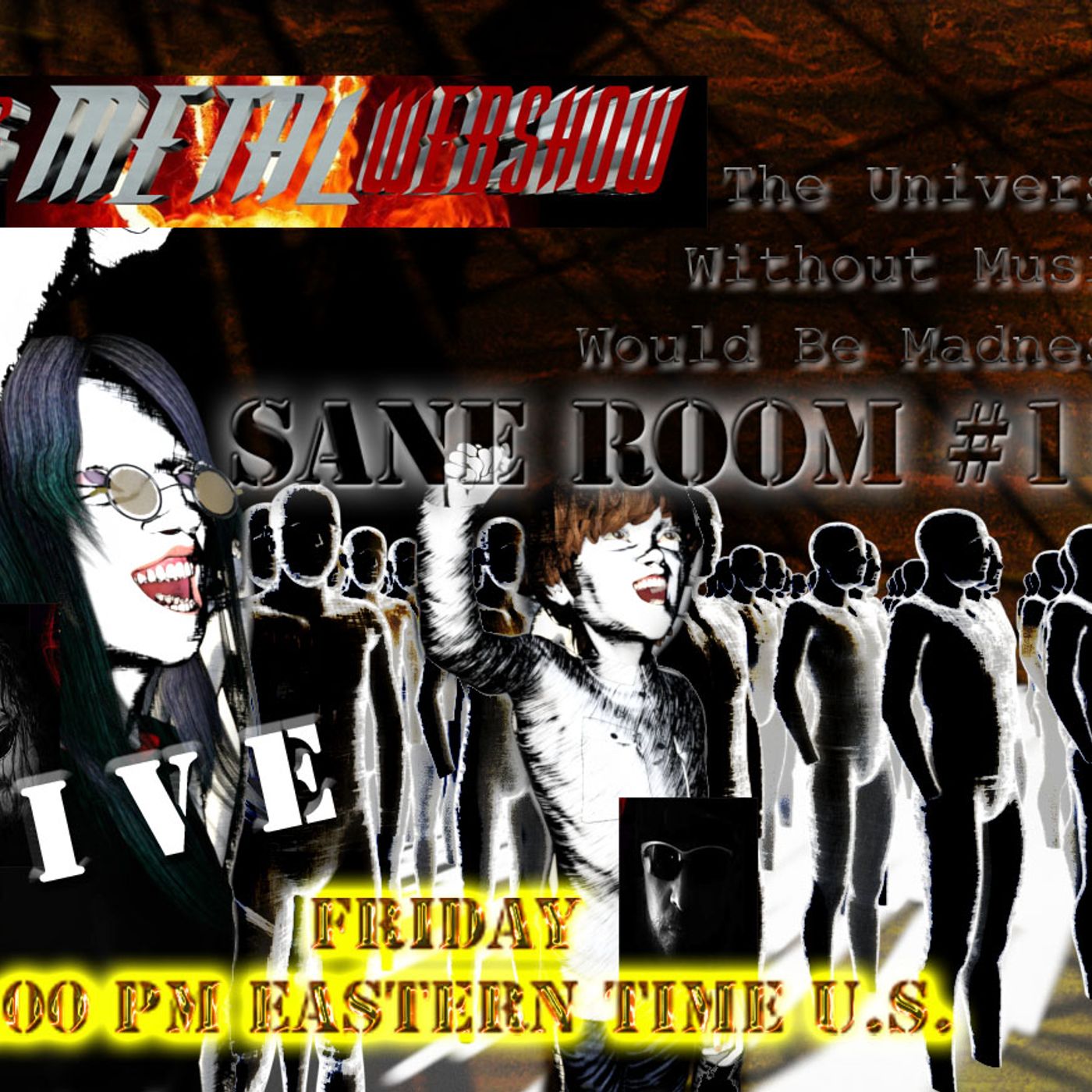 This Metal Webshow Sane Room #11 L I V E episode artwork