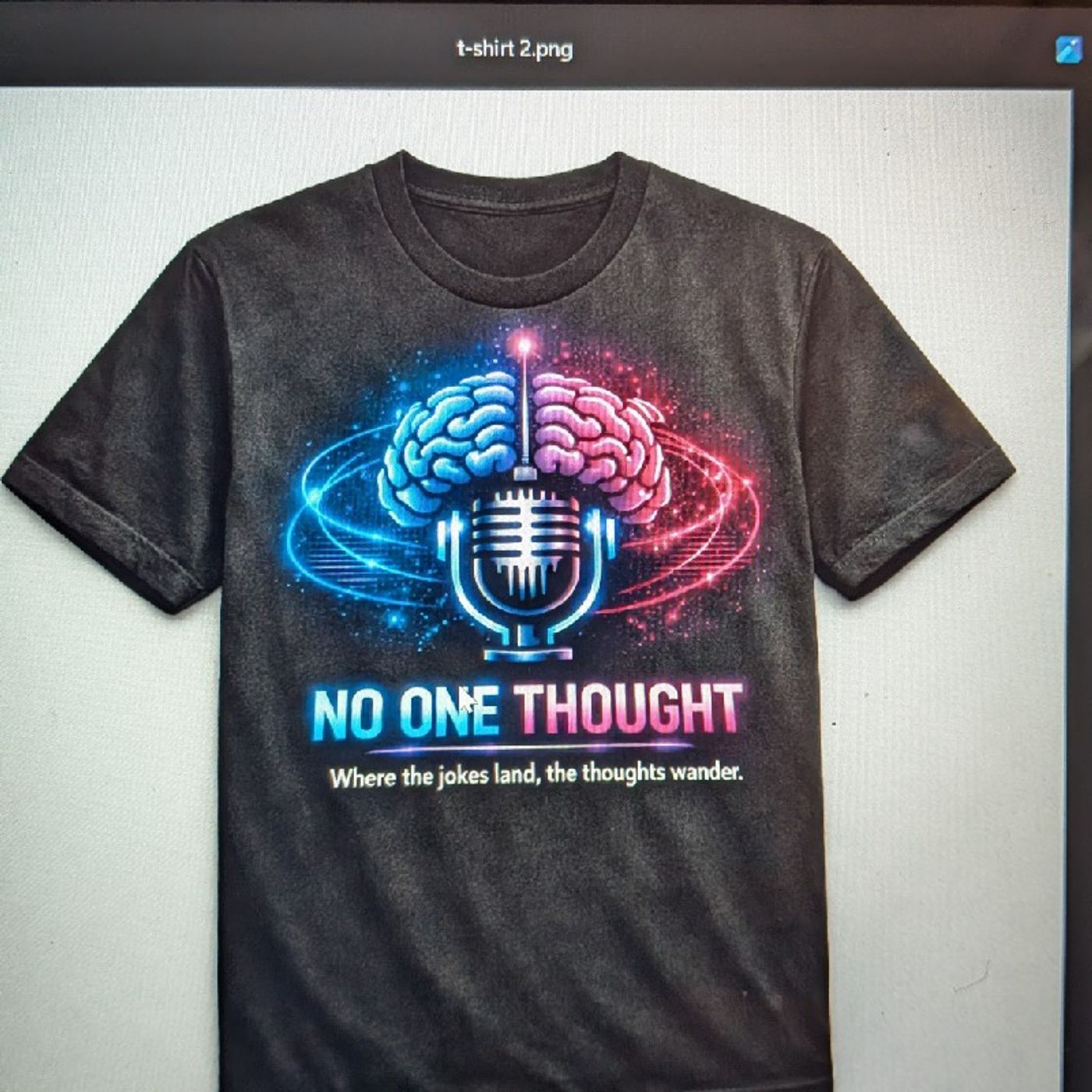 The thought that no one had and navigation Episode 28 - No One Thought podcast episode artwork