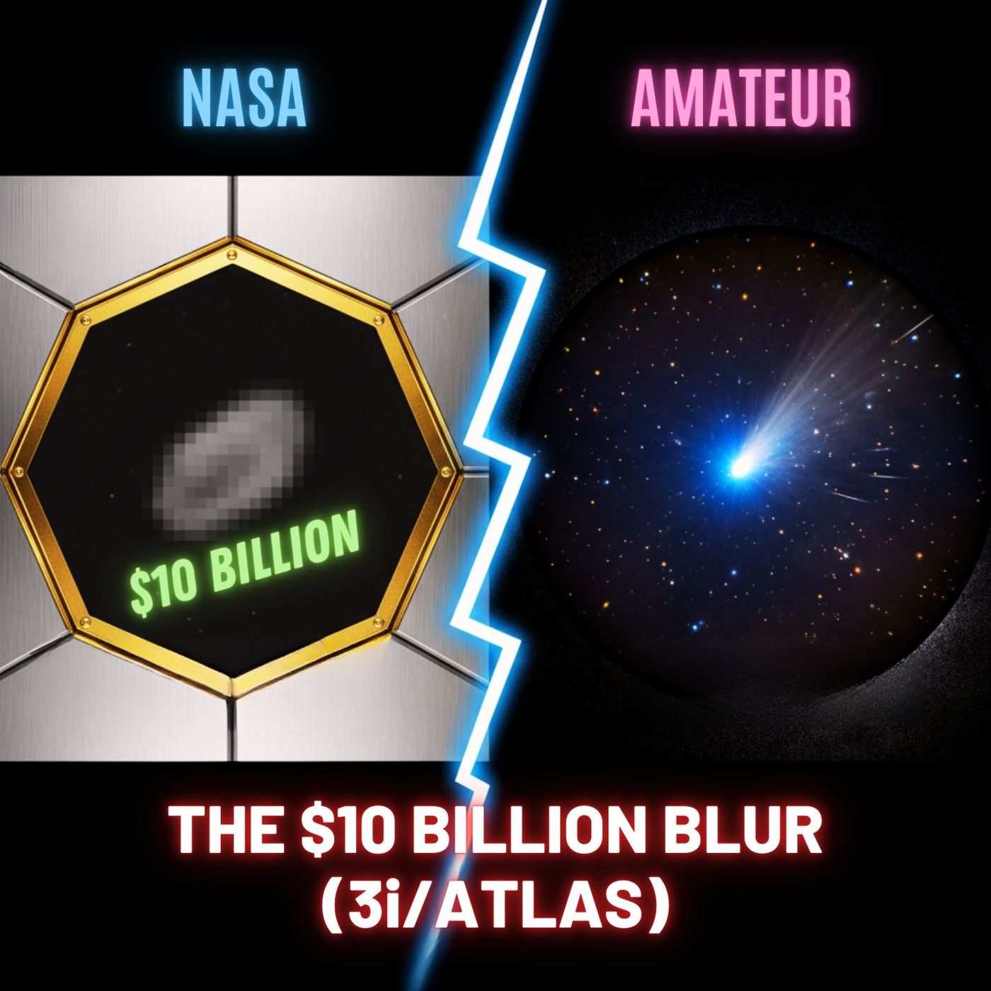 The $10 BILLION Blur: Why AMATEUR Images of 3I/Atlas Shame NASA