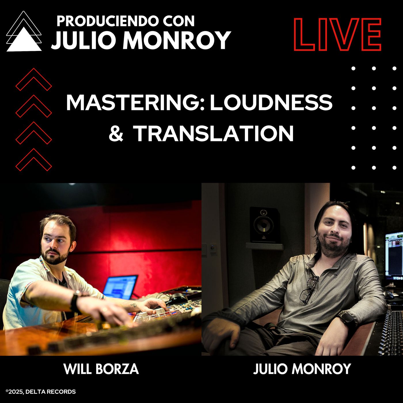 Mastering: Loudness & Translation - Will Borza & Julio Monroy Mastering: Loudness & Translation - Will Borza & Julio Monroy