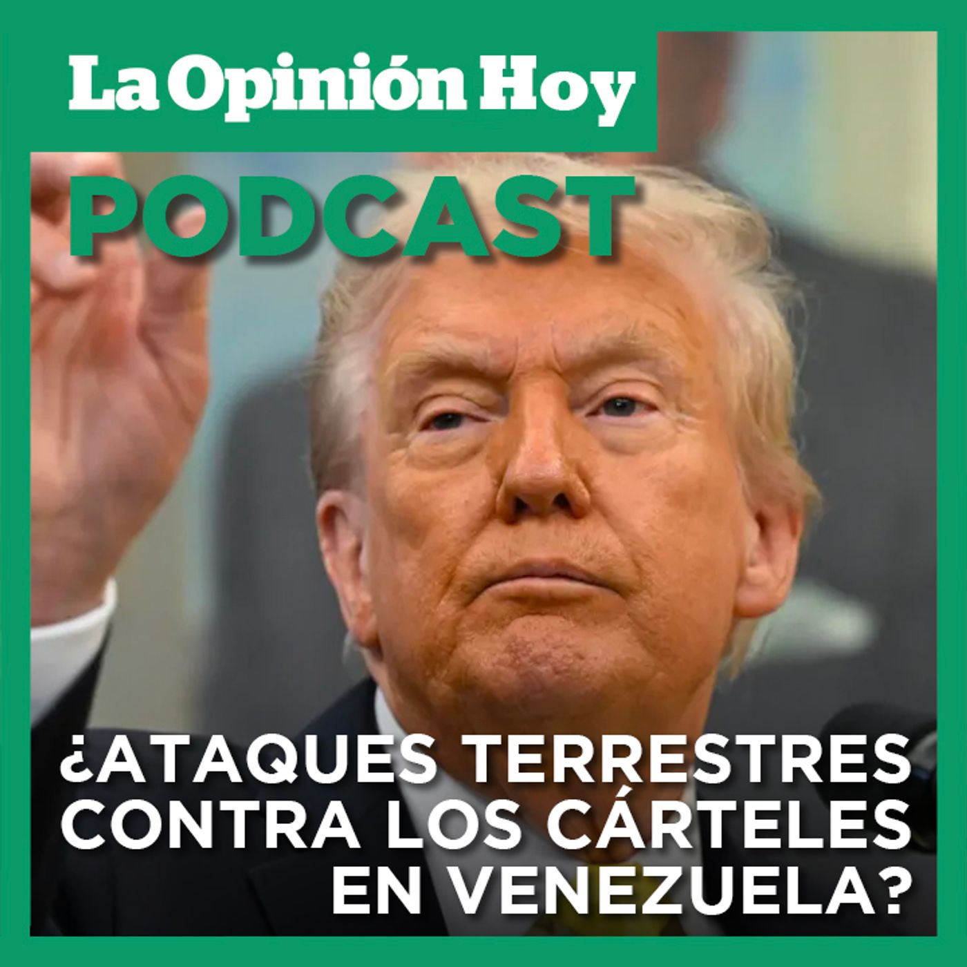 Trump analiza ataques terrestres contra los cárteles en Venezuela. Trump analiza ataques terrestres contra los cárteles en Venezuela.