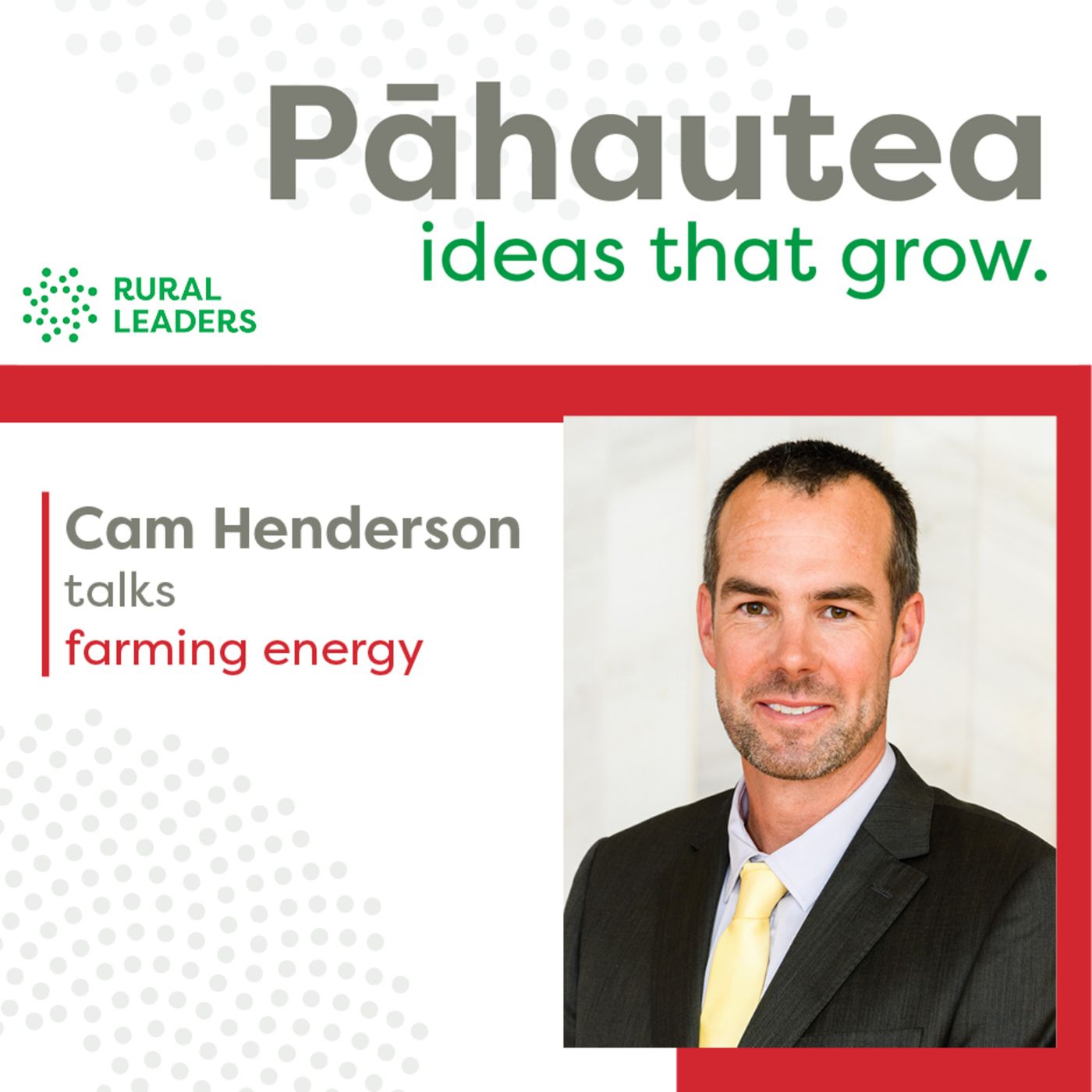 Cameron Henderson: Farming energy: opportunities to help NZ reach net zero carbon 2050 episode artwork