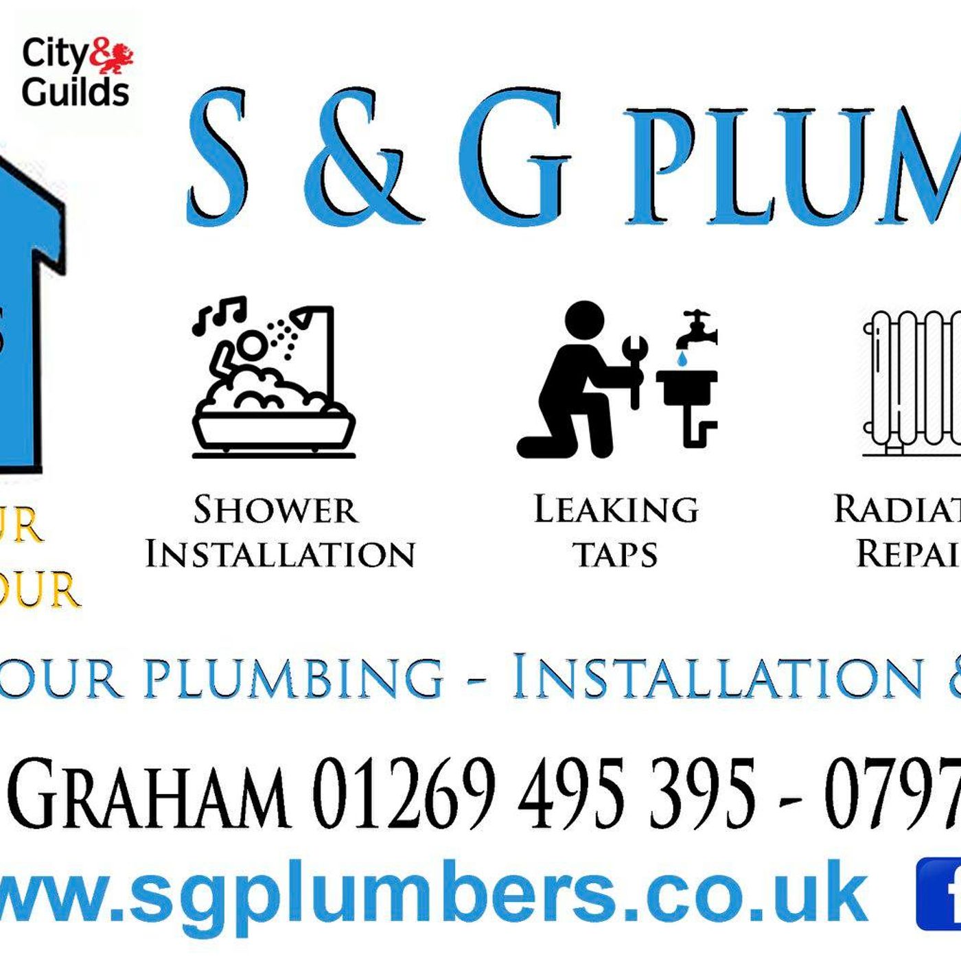 Join S & G Plumbers  and Place Your Business Ad Here From £50 - Text 07308 598604
