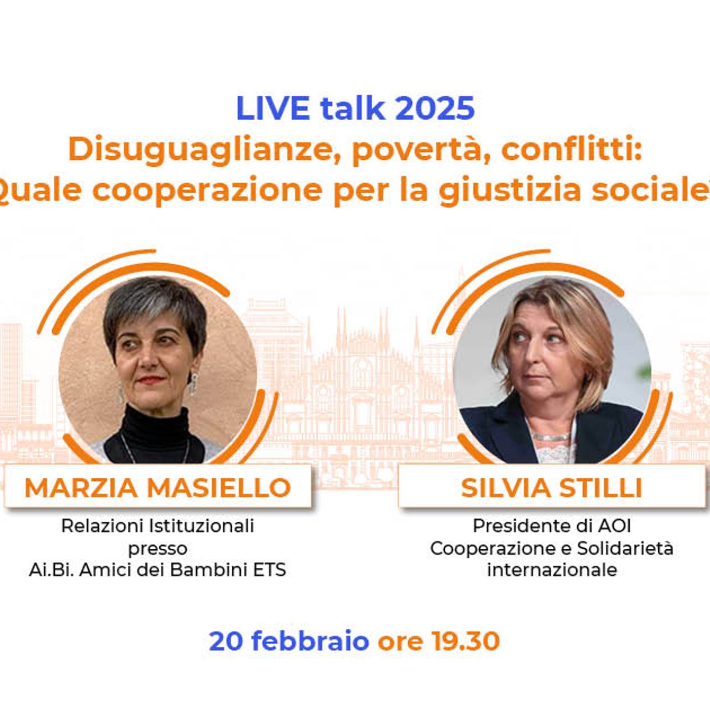 FarisTALK 2025: ospite Silvia Stilli. Disuguaglianze, povertà, conflitti: Quale cooperazione per la giustizia sociale? FarisTALK 2025: ospite Silvia Stilli. Disuguaglianze, povertà, conflitti: Quale cooperazione per la giustizia sociale?