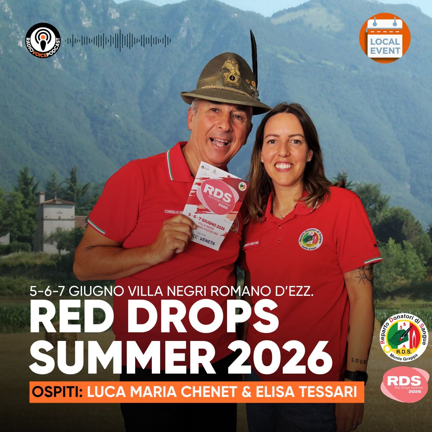 Giugno 2026 - RDS Red Drops Summer (Luca Maria Chenet & Elisa Tessari) episode artwork