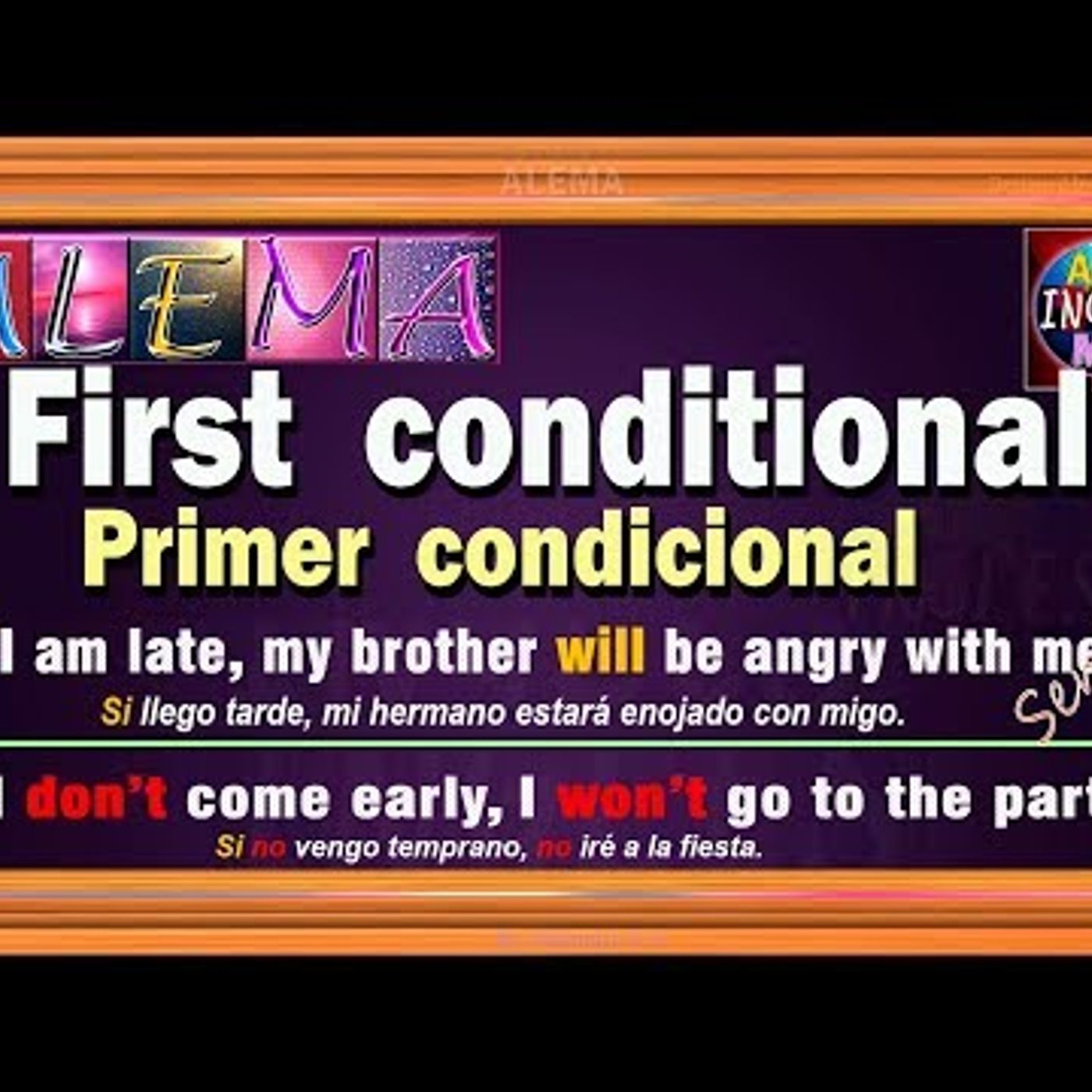 24. Primer Condicional En Ingles - Oraciones Con First Conditional – Negativas Interrogativas