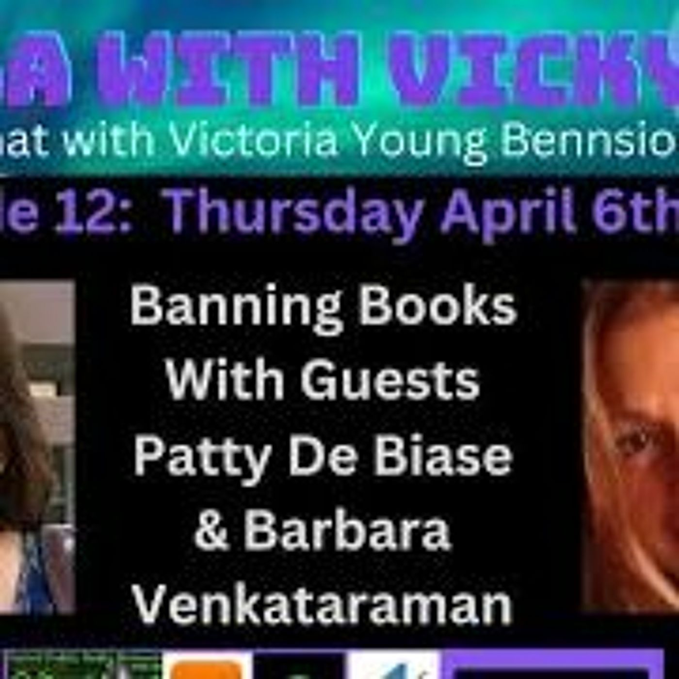 Fika With Vicky, Patty De Biase & Barbara Venkataraman Chat Book Banning - April 6, 2023 episode artwork