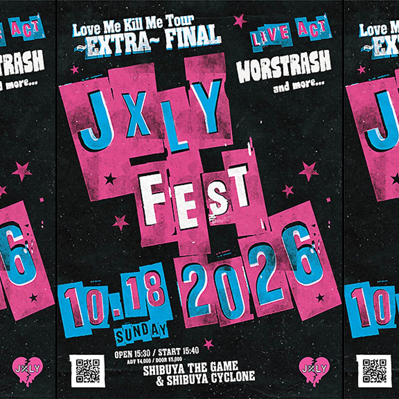 WORSTRASH、ツアーファイナルとして2会場サーキットフェス＜JXLY FEST 2026＞を開催決定 episode artwork
