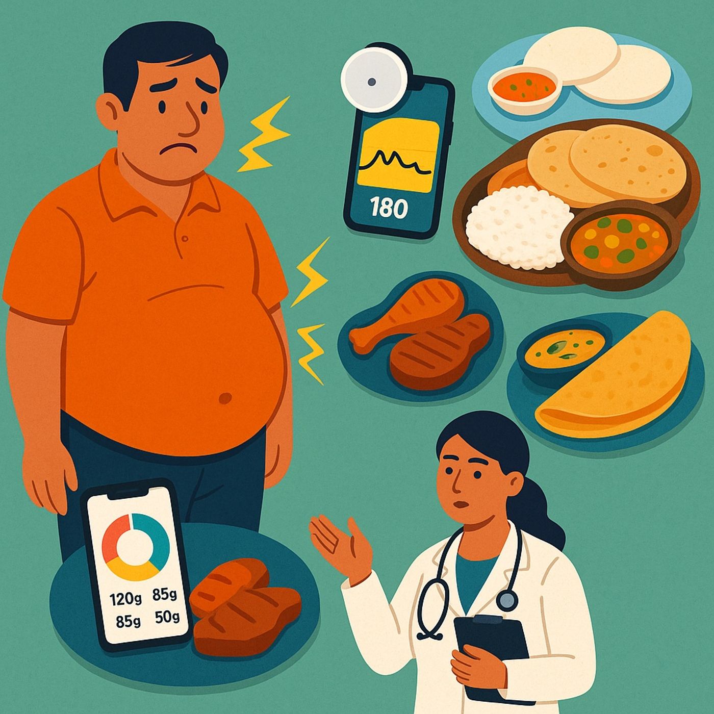 Visceral Fat and the Vicious Cycle: Why Refined Carbs and Low Protein Lock You in Fat Storage Mode