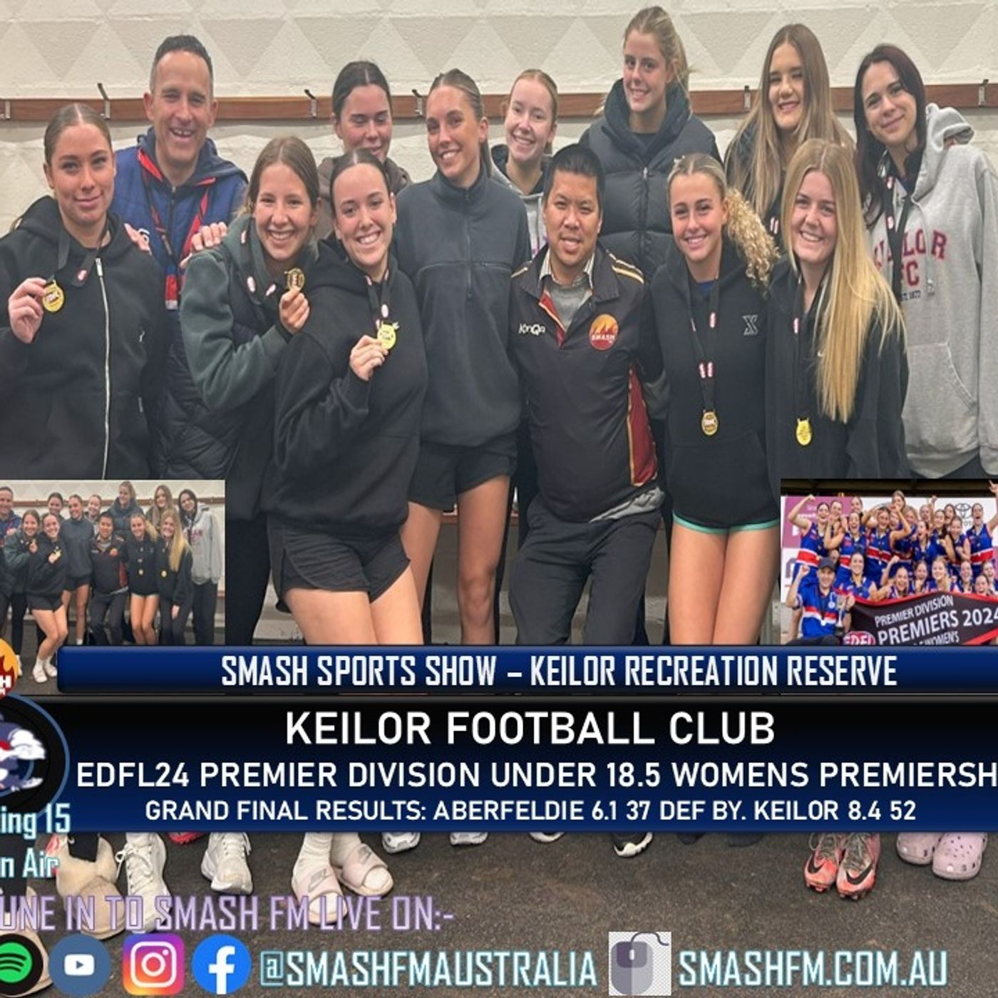 SSS15THYR: Keilor FC EDFL24 Premier Division Under 18.5 Womens Premiership Interviews 190525