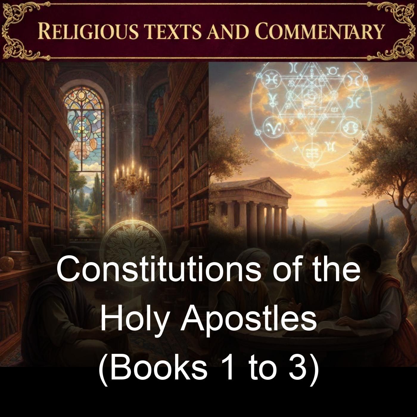 Constitutions of the Holy Apostles (Books 1 to 3) cover art