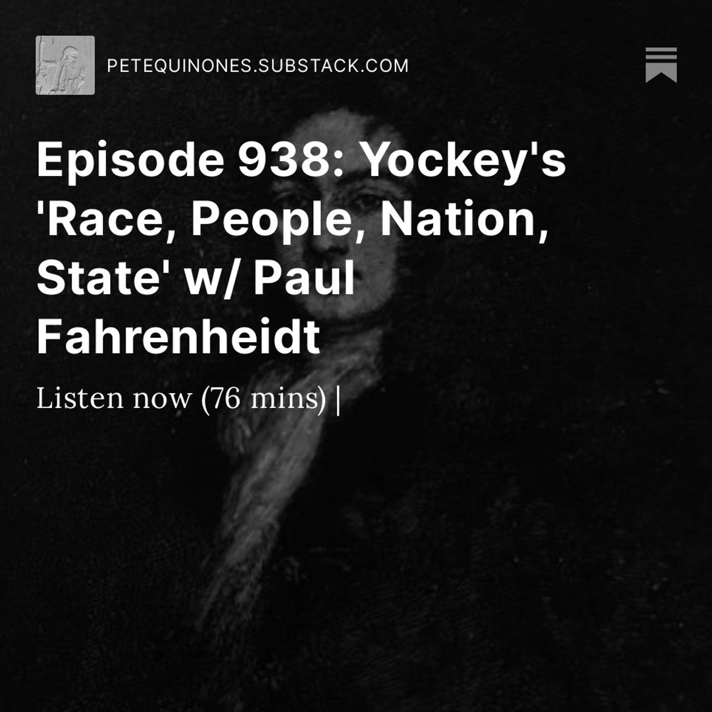 Episode 938: Yockey's 'Race, People, Nation, State' w/ Paul Fahrenheidt
