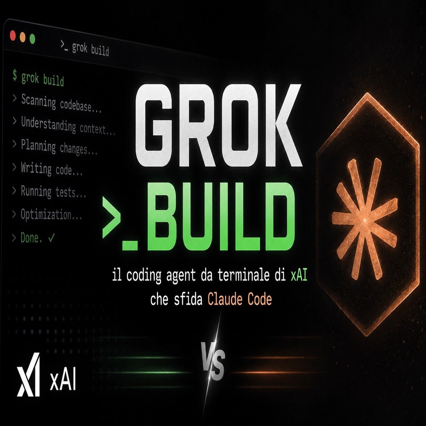 Grok Build il coding agent di xAI che sfida Claude Code episode artwork