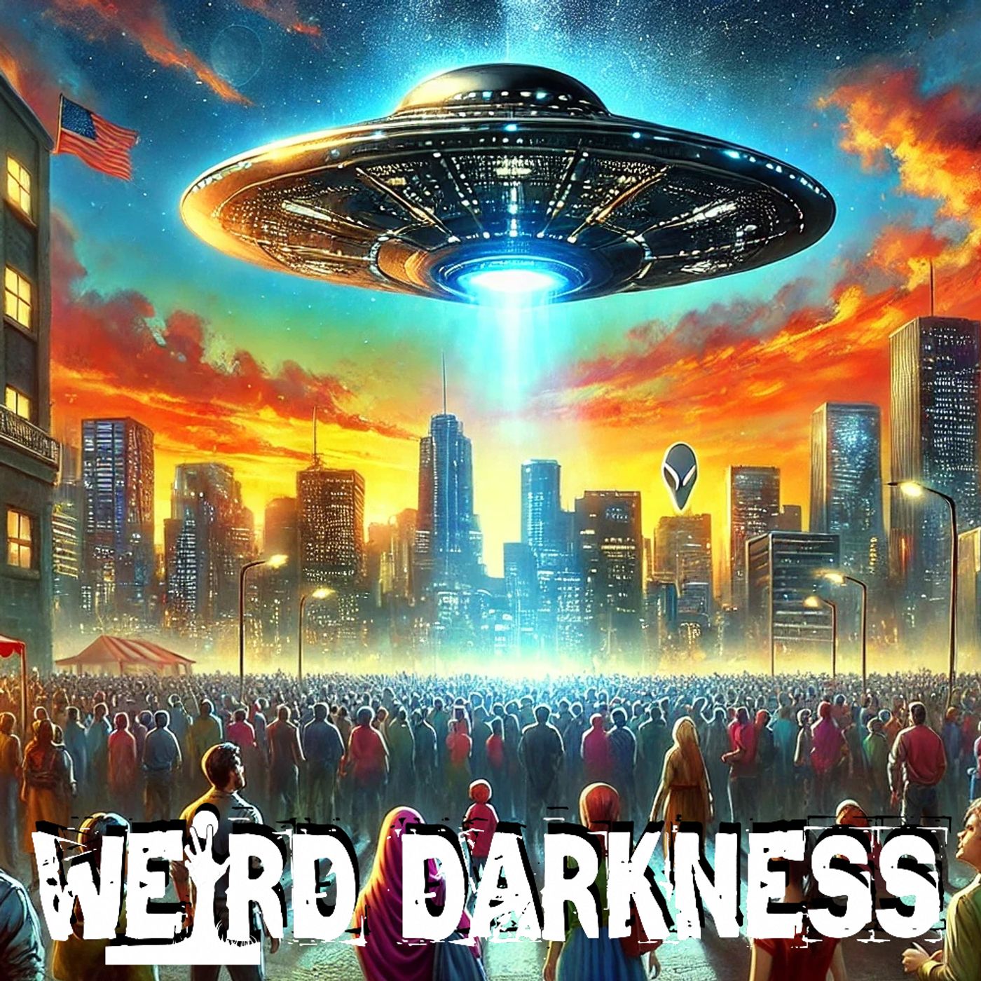 cover of episode (Bonus Episode) “WELCOME MARTIANS” by S. A. Lombino – Short Sci-Fi Story #WeirdDarkness