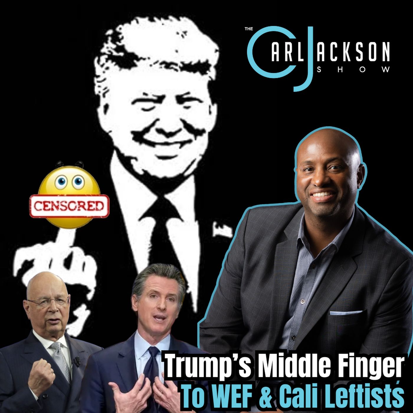 Trump’s Middle Finger To WEF & Cali Leftists