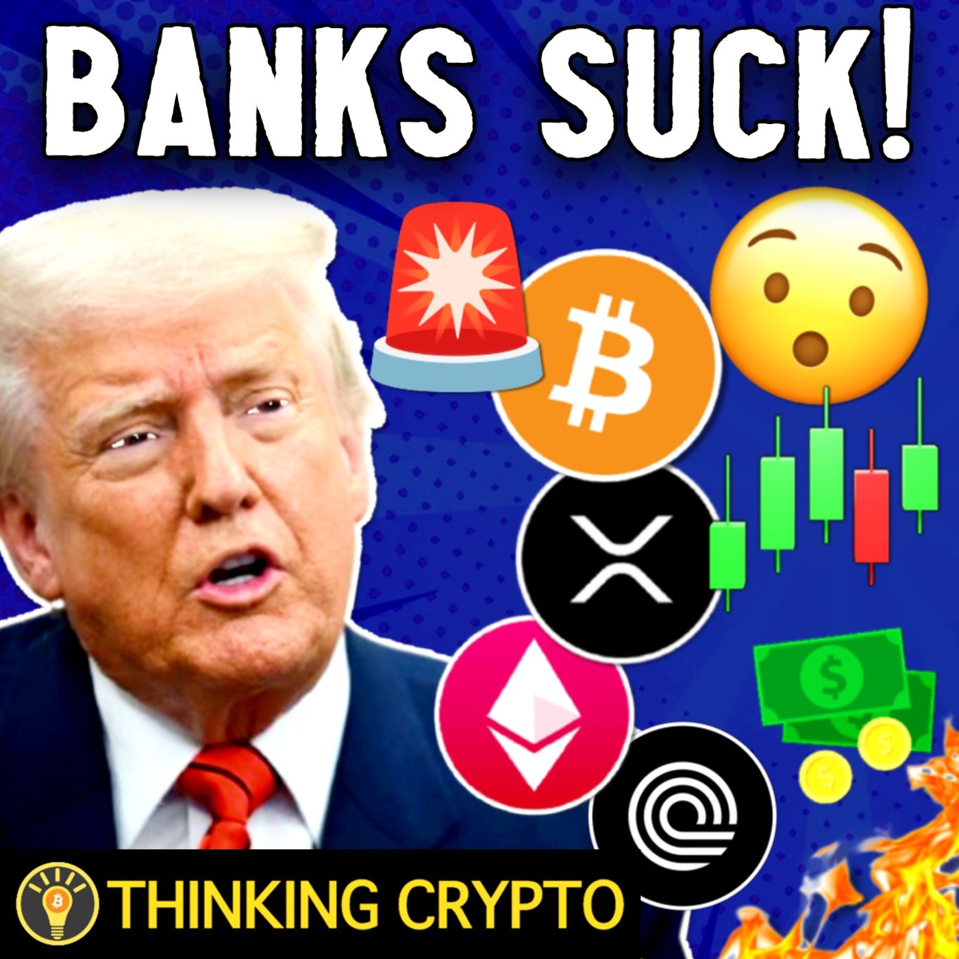 TRUMP CALLS OUT BANKS FOR BLOCKING CRYPTO MARKET STRUCTURE BILL!
