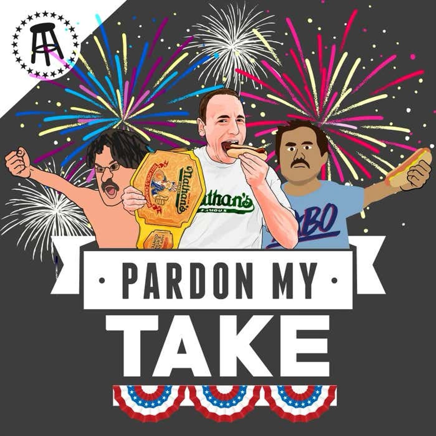 Joey Chestnut, NBA Free Agency, Mt Rushmore Of MLB Names + Our Dingers Only Baseball Draft episode artwork