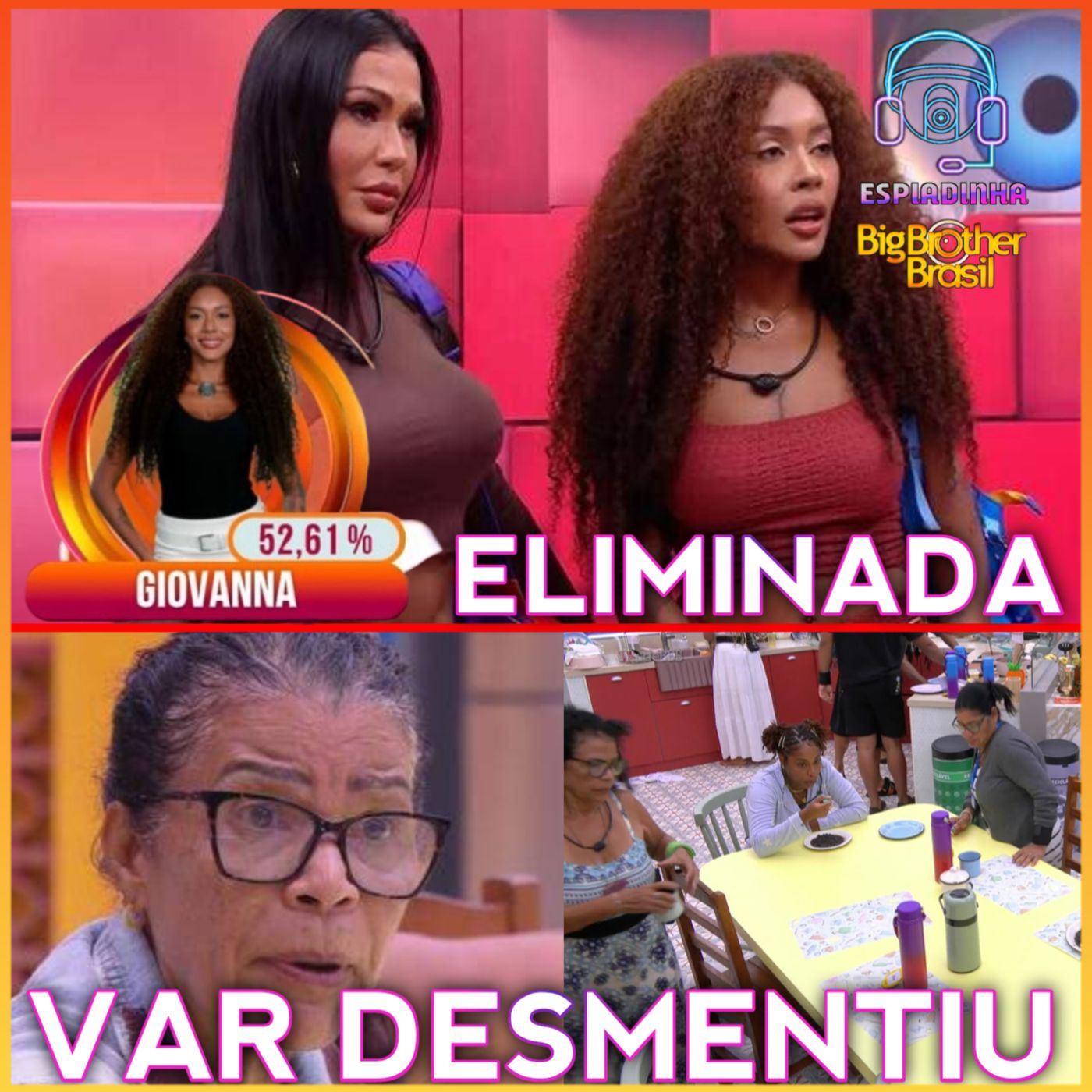Giovanna ELIMINADA + Gracy no quarto secreto + Vilma é DESMASCARADA por VAR! | BBB 25