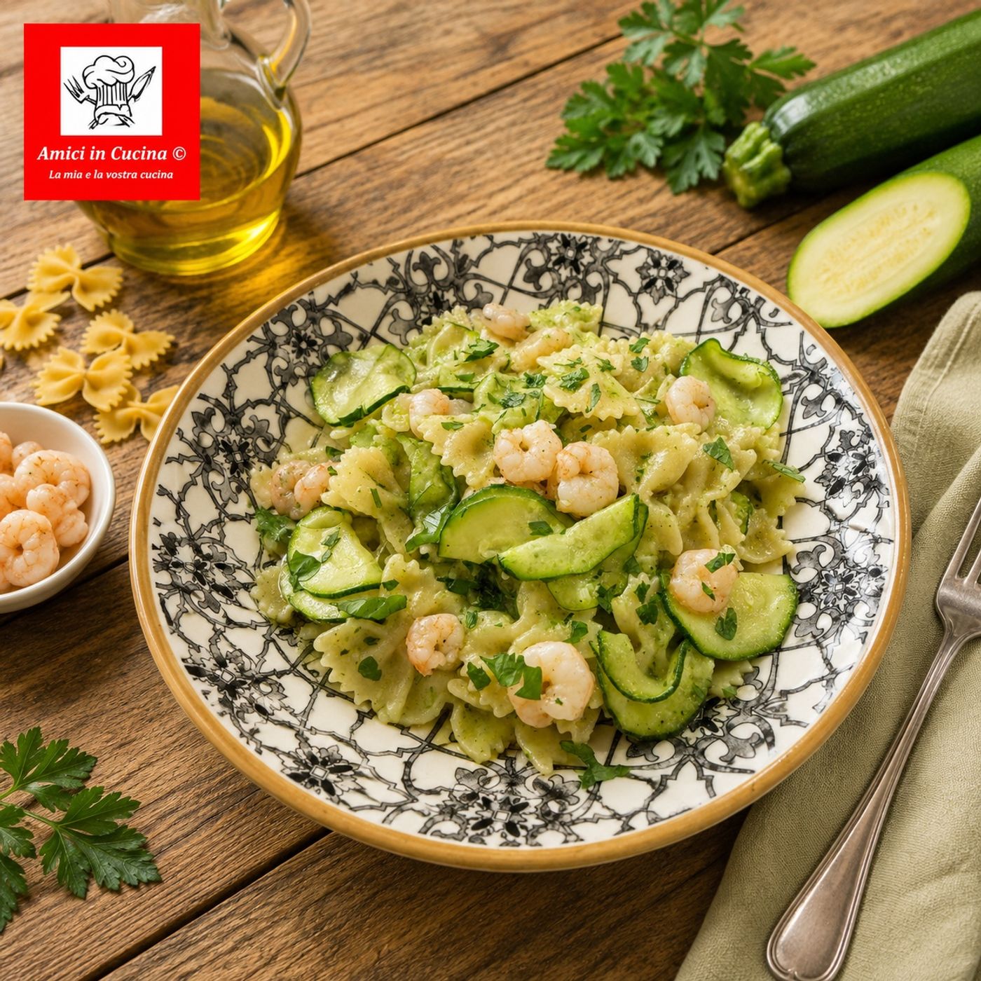 Farfalle con Gamberetti e Zucchine | Primo Piatto Facile e Veloce episode artwork
