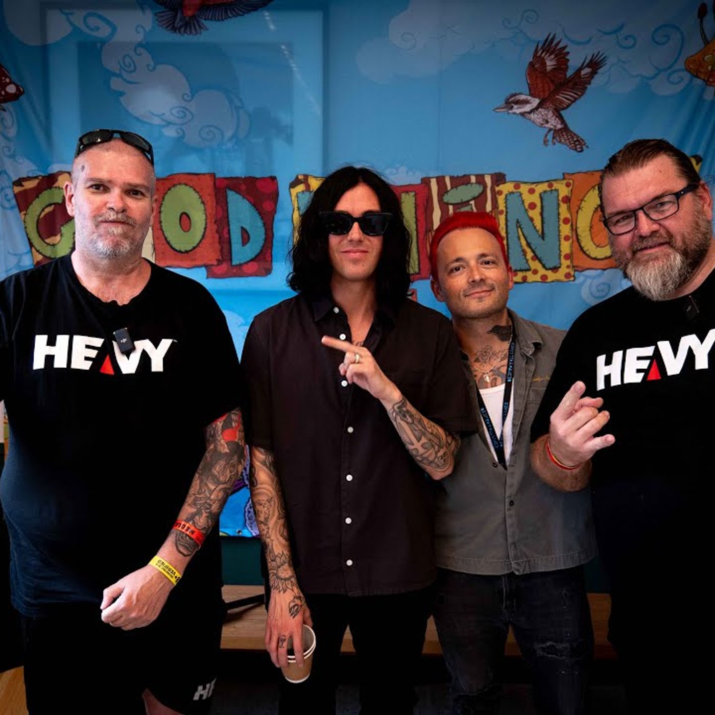 HEAVY Catches Up With SLEEPING WITH SIRENS Backstage At GOOD THINGS FESTIVAL 2024