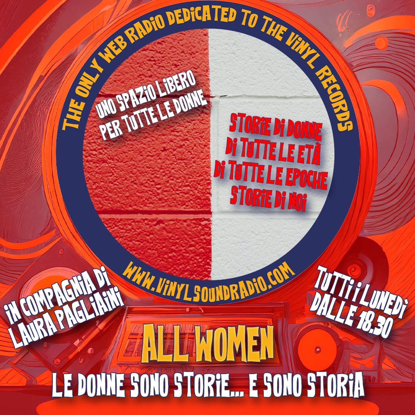 Vinyl Sound Radio Live: All women: le donne sono storie podcast artwork