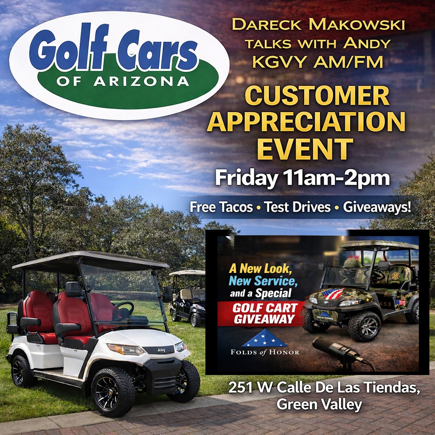 Dareck Makowski - Golf Cars Etc / Customer Appreciation Event 01/30/2026 (Aired 01/26/2026) episode artwork