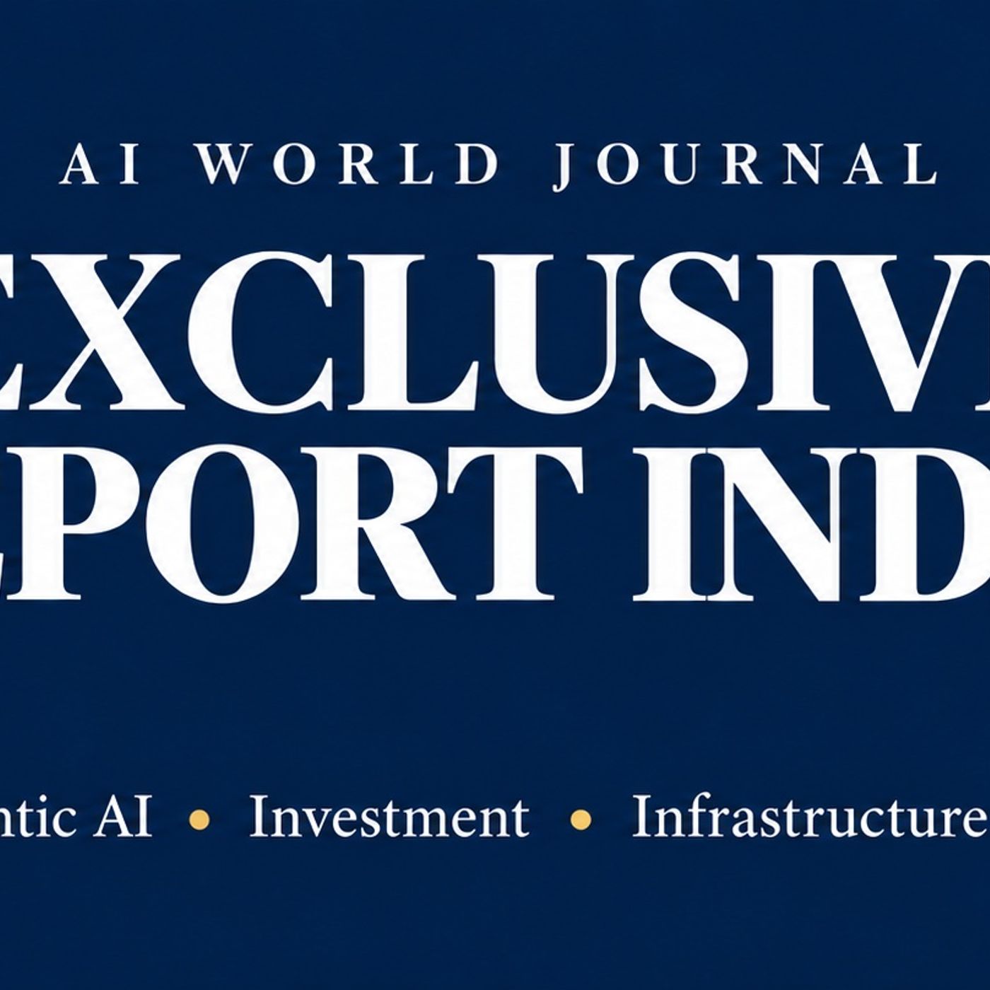 AI WORLD WEEK REPORT episode artwork