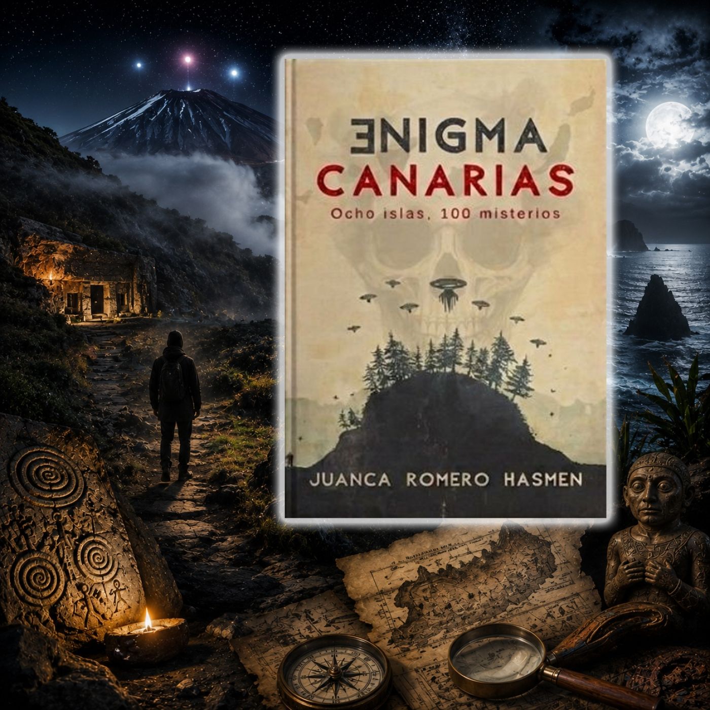 Voces del Misterio EXPRESS: Enigma Canarias, los misterios que desafían toda explicación, con Juanca Romero — Voces del Misterio cover
